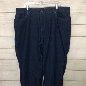 Laura Scott Classic Straight Jeans Size 22W Short